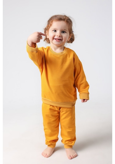 Babywom Basic Mevsimlik Eşofman Takımı- Hardal