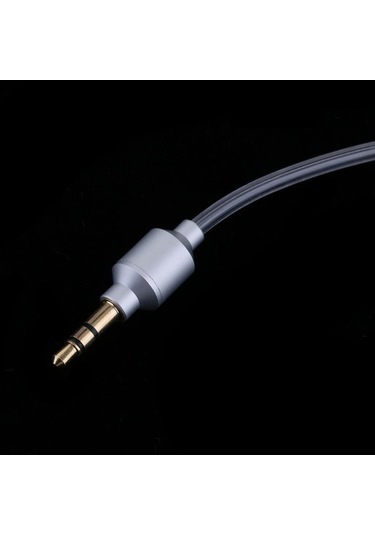 Suntek 3.5mm Mono Kulaklık Stereo Hava Tüp Mic Hafif Gümüş