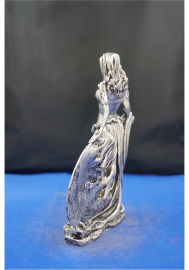 Frigga Annelik Tanrıçası Heykeli 22 Cm Mitolojik Biblo, Ev Dekor Ve Hediyelik Gümüş