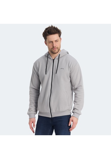 Slazenger KOZZAX IN Erkek Sweatshirt Gri