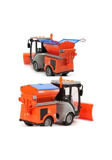 Sesli Işıklı Kar Küreme Aracı