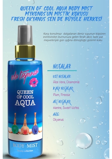 Eda Taşpınar Aqua Body Mist Vücut Spreyi 200 ML