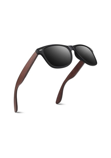 Erkekler Ve Kadınlar İçin Polarize Güneş Gözlükleri, Ahşap Güneş Gözlükleri Çok Renkli