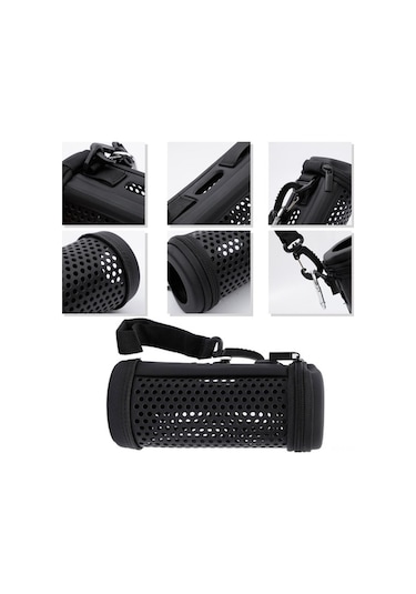 Besthome1 Jbl Flip5 Siyah Sert Kılıf - Hafif Ve Güçlü Koruma