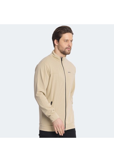 Slazenger KAGISONA IN Erkek Sweatshirt Bej
