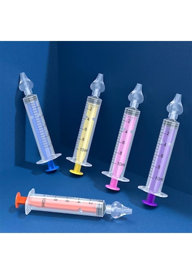 Yeniden Kullanılabilir, Manuel Burun Temizleyici 10ml Kapasiteli Burun Açıcı Şırınga