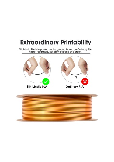 Esun Epla-silk Mystic Kırmızı-altın-mor - Urhanshop Gönderimli