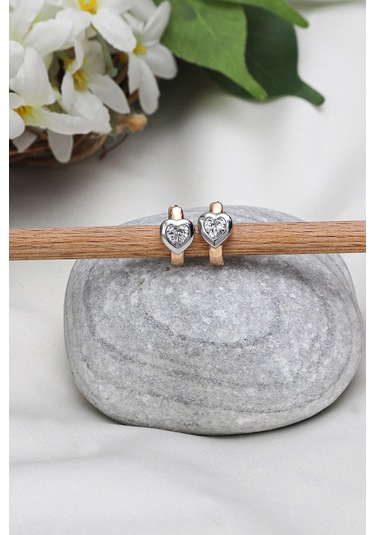 Mrs Flower Minimalist Kalpli Çelik Küpe Çok Renkli