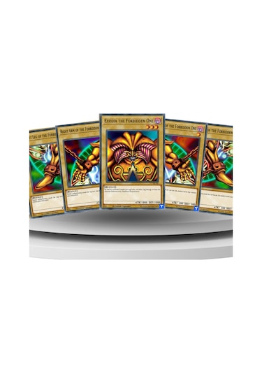 Yu-gi-oh Yenilmez Exodia Türkçe Kutulu Kartları