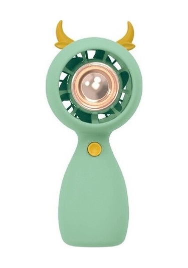 Ev Yaz Hava Soğutucu Için Usb Şarj Edilebilir Taşınabilir El Fanları Kom7ız Yeşil