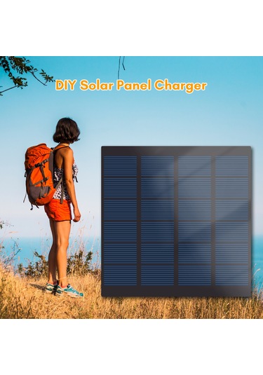Mufunye 1.5w Güçlü Usb-a Bağlantılı Taşınabilir Güneş Paneli Şarj Cihazı
