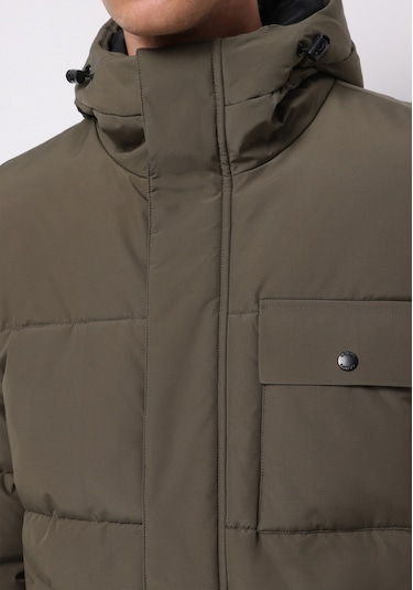 Colins Regular Fit Erkek Yeşil Kaban Cl1076393 Q1.v1 Lkh Açık Haki