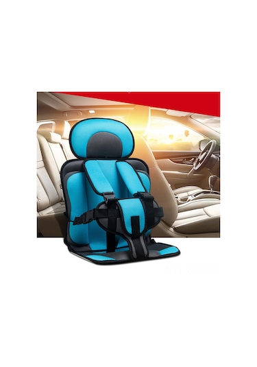 Neevoyu 3-12 Yaşlar İçin Taşınabilir Bebek Arabası Yastığı - Göl Mavisi Büyük Boy, Kol Saati Kumaşı, Kolay Kuruluma Ve Temizlenmeye Uygun