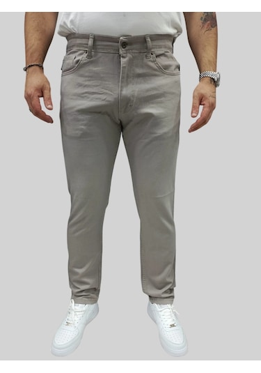 Erkek Enjoy Regular Fit Ligralı Taş Kot Pantolon Taş