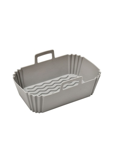 Ninja Air Fryer Gray Gri İçin Dikdörtgen Silikon Kap