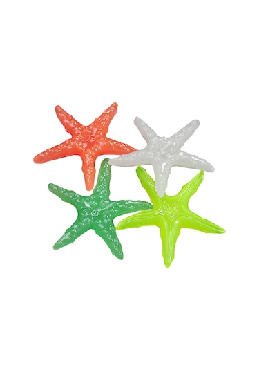 Ruicoo Akvaryum Işıklı Dekoratif Taşlar - Resin Malzeme, Gece Parlaklığı, 200 Adet/ Paket, Çeşitli Renkler