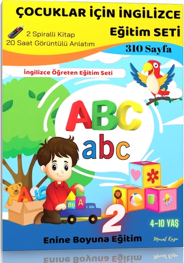Çocuklar İçin İngilizce Eğitim Seti 4-10 Yaş