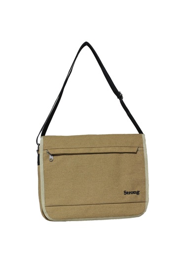 Unısex Kanvas Postacı Çantası Askılı Omuz Çantası Okul Çantası Körüklü Çapraz Çanta Pst02 Hardal Sarısı Hardal Sarısı