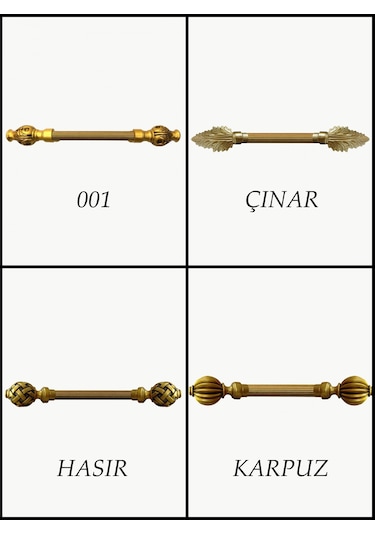 Alüminyum Rustik - 100 Cm / 12 Farklı Model / Kampanyalı Fiyat