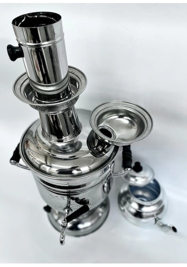 Sözenler Demlikli 4.5 L Kömürlü Semaver + Çanta