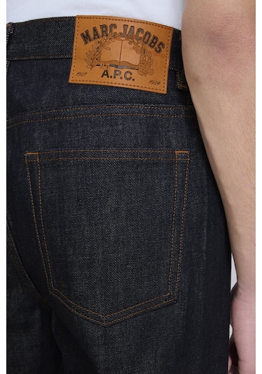 A.p.c X Marc Jacobs Jean Aaron Raw Erkek Denim Pantolon Koyu Mavi