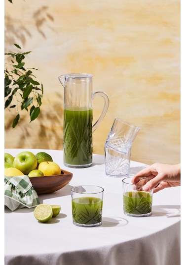 Karaca Foret Akrilik Kırılmaz 5 Parça Sürahi Seti Şeffaf