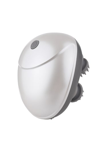 Kosona Akıllı Kafa Masaj Aleti - Stres İçin Konforlu Saç Derisi Masaj Cihazı Beyaz - Gri