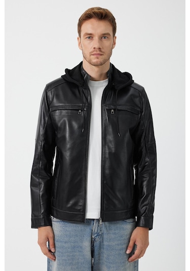 Demar Siyah Deri Mont 001