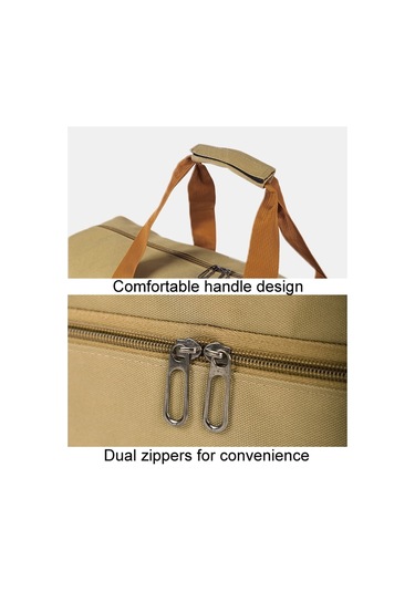 Sones Set Trolley Kısa Seyahat Çantası Islak Ve Kuru Ayırma Büyük Kapasiteli Depolama Paketi Bej