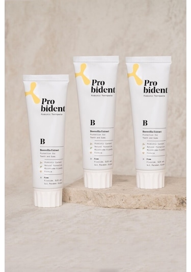 Probident Aktif Probiyotikli Akgünlük Özüt İlaveli Diş Macunu 3 x 75 ML