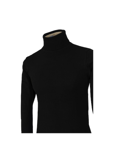 Cengiz İnler Tam Balıkçı Düz Slim Fit Erkek Triko 001