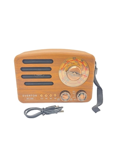 Everton RT-350 Nostaljik Bluetooth USB SD Portatif Radyo
