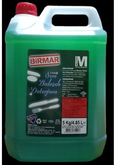 Birka Birmar Sıvı Bulaşık Deterjanı 5 KG