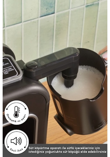 Karaca Hatır Plus Barista 6 In 1 Latte Cappucino Ve Közde Türk Kahvesi Makinesi