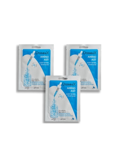 Derminix Amino Asit Kağıt Maske 3'lü