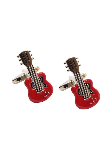 Coolmenclub Gitar Figürlü Kol Düğmesi