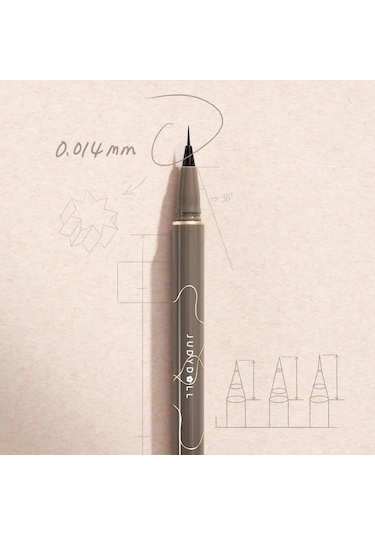 Judydoll Has Likit Eyeliner Kalemi, Ula İnce Uç, Su Geçirmez, Bulaşmaya Dayanıkl Deep Brown Dark Topaz