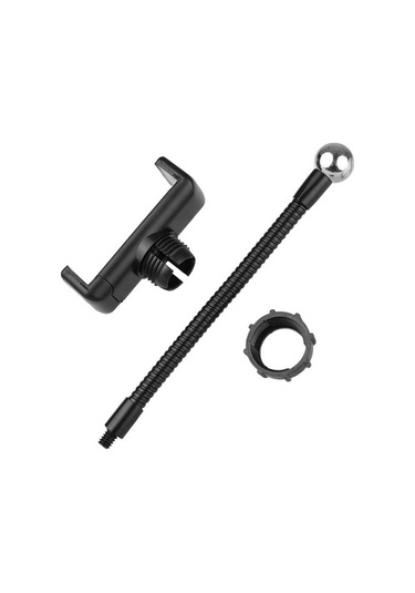 Fortunelane Metal Telefon Tutucu - 1/4 Vida Led Işık, 5.7-8.2cm Klem, Evrensel Kullanım