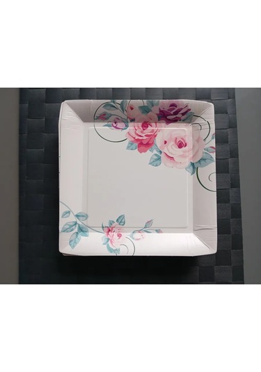 Tverskie Tarelki Tek Kullanımlık Kağıt Tabaklar 331757220 100 adet