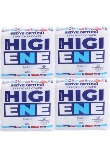 Higiene Tek Kullanımlık Lastikli Sedye Örtüsü 300'lü 80 x 240 CM