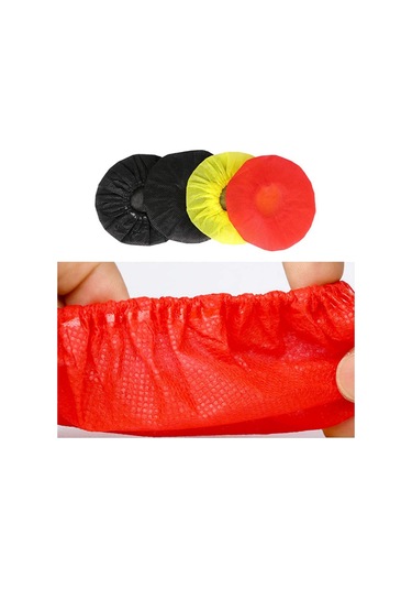 Youmex 100 Adet Tek Kullandım Mikrofon Kılıfı, Nitelikli Nonwoven Dokuma, U/o Tipi, Mikrofon Kalitesini Korur, Anti-atımlı, Kirlilikten Korur, Beyaz Kırmızı Nokta