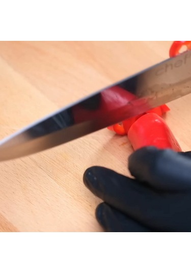 CHEF'S MARKA SİYAH SAPLI MUTFAK BIÇAĞI 27 CM