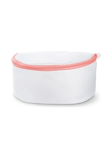 Lüks Sütyen Yıkama Filesi Fermuarlı Beyaz