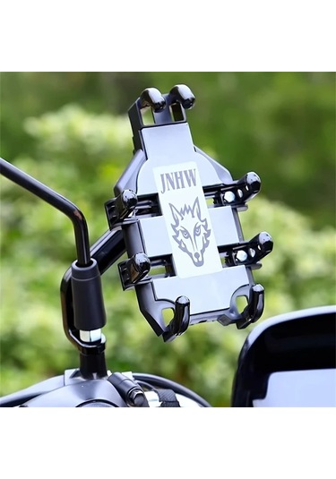 Xuweiwei Oktopus Tutucu Motosiklet Telefon Askısı Siyah Wk 66 Şok Emici Hırsızlığa Karşı Koruma Elektrikli Bisiklet Ve Scooterlar İçin