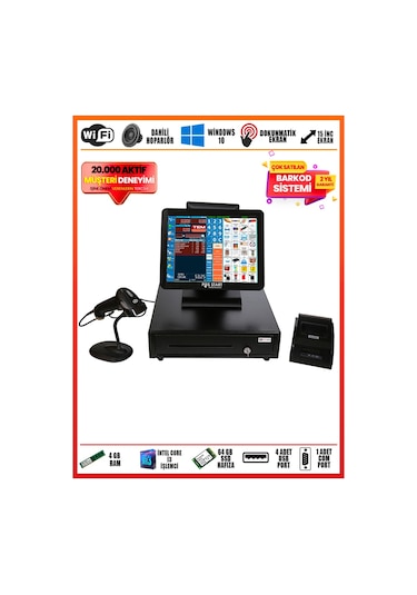 Market Barkod Sistemi Uygun Set