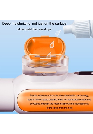 Konka Sıcak Ve Soğuk Kompres Sisleme Göz Nemlendirici Sprey Buharlı Pişirici El Tipi Göz Sisleme Aleti Beyaz Çok Renkli