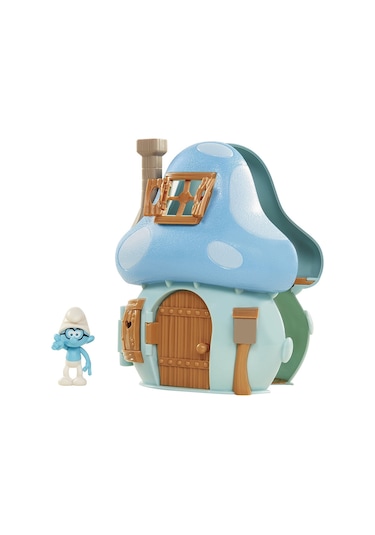 Şirinler Kayıp Köy Bilgin Şirin Mantar Evi Oyun Seti 96570