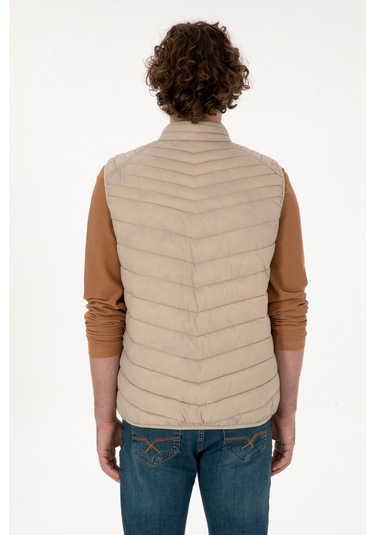 U.s. Polo Assn. Erkek Koyu Bej Yelek Dokuma 50312012-vr088 Koyu Bej