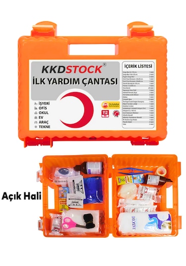 İlk Yardım Çantası, Ecza Dolabı, İş Yeri Tipi Duvara Monte Set