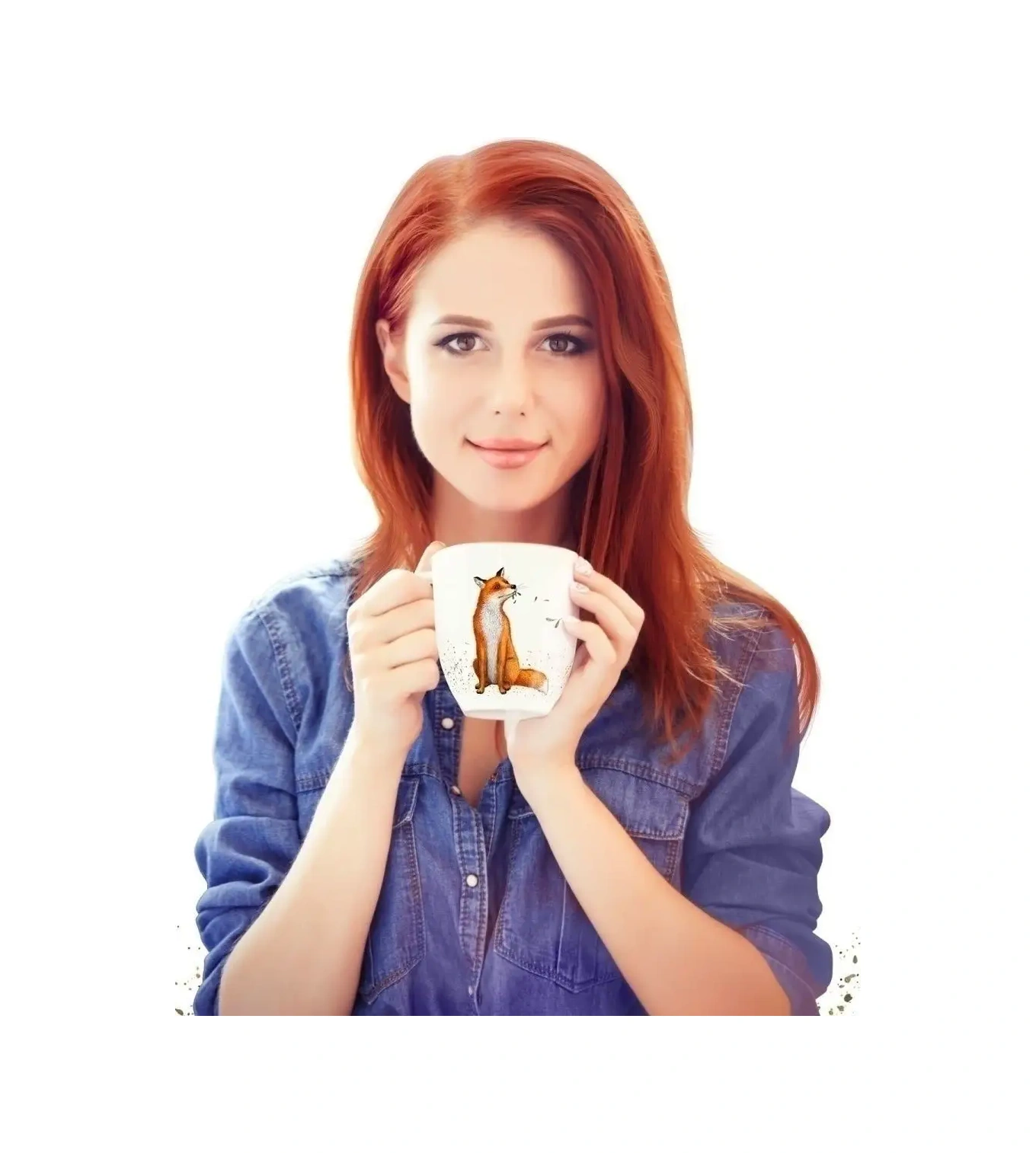 Priority. Porselen Çay Kupası. Tilki 1 Adet 7338298 Beyaz